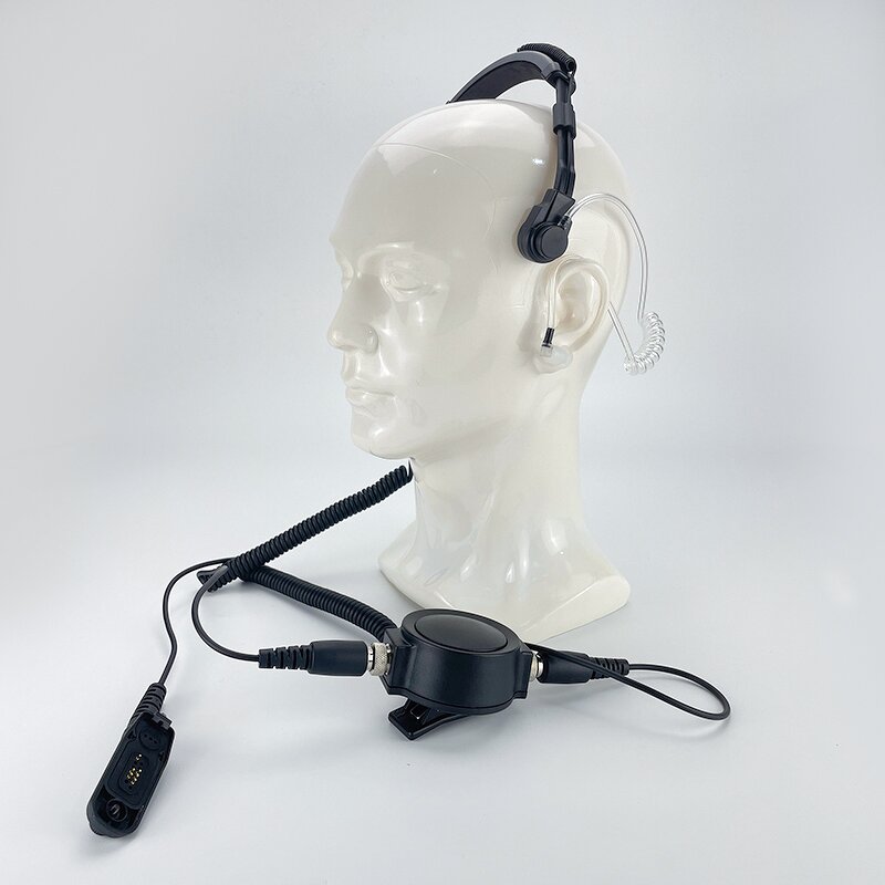 Universal Telescopic Throat Mic Headset Manufacturer - Wholesale M-Style Connector