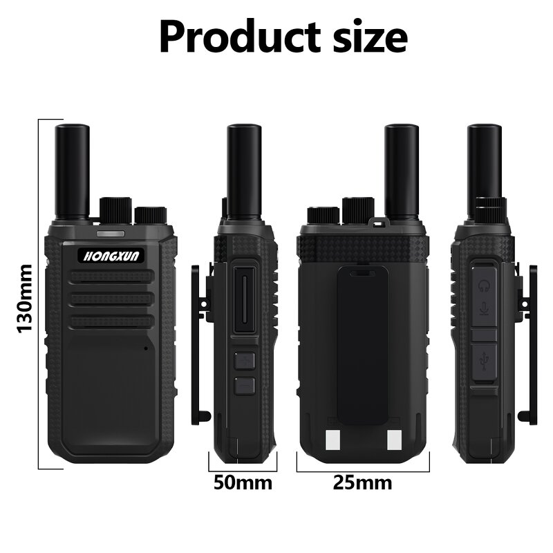 Mini Portable Two-Way Walkie Talkie Manufacturer - Bulk 3W Waterproof 5KM