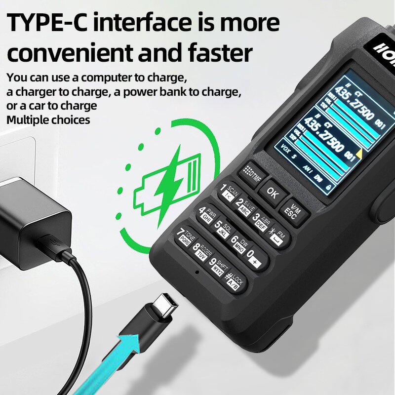 Portable Ultra-Thin Dual Band Walkie-Talkie Factory - OEM 15km Noise Reduction