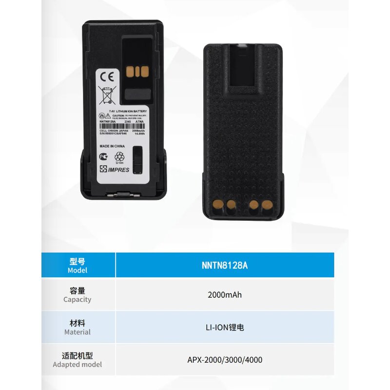 Rechargeable Replacement Batteries Manufacturer - Wholesale for Motorola APX