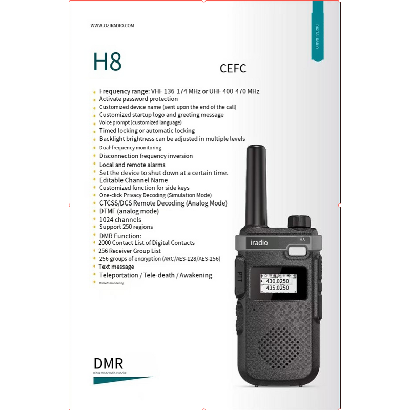 Dual-Mode Digital Walkie Talkie Manufacturer - Wholesale VHF UHF Custom