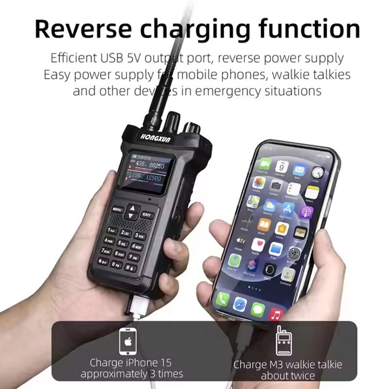 VHF UHF Dual Frequency Walkie Talkie Factory - OEM 20W Outdoor Industrial