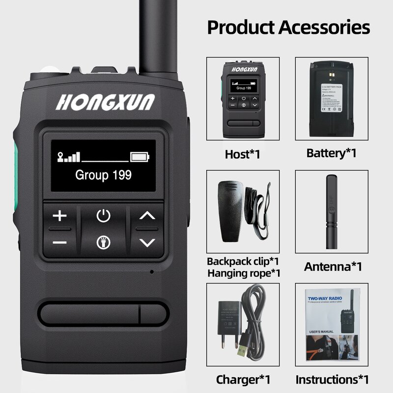 Compact 16 Channel Walkie Talkie Manufacturer - Bulk 3W Power Lightweight