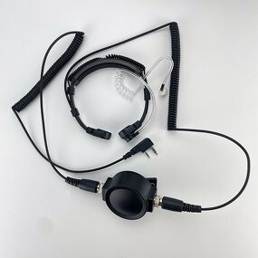 Telescopic Throat Mic Headset Manufacturer - Wholesale Large Transmit Button