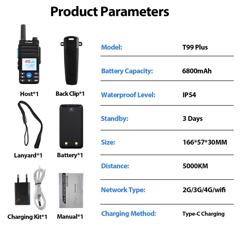 Zello Handheld Walkie Talkie Manufacturer - Bulk Long Distance 4G POC Wireless