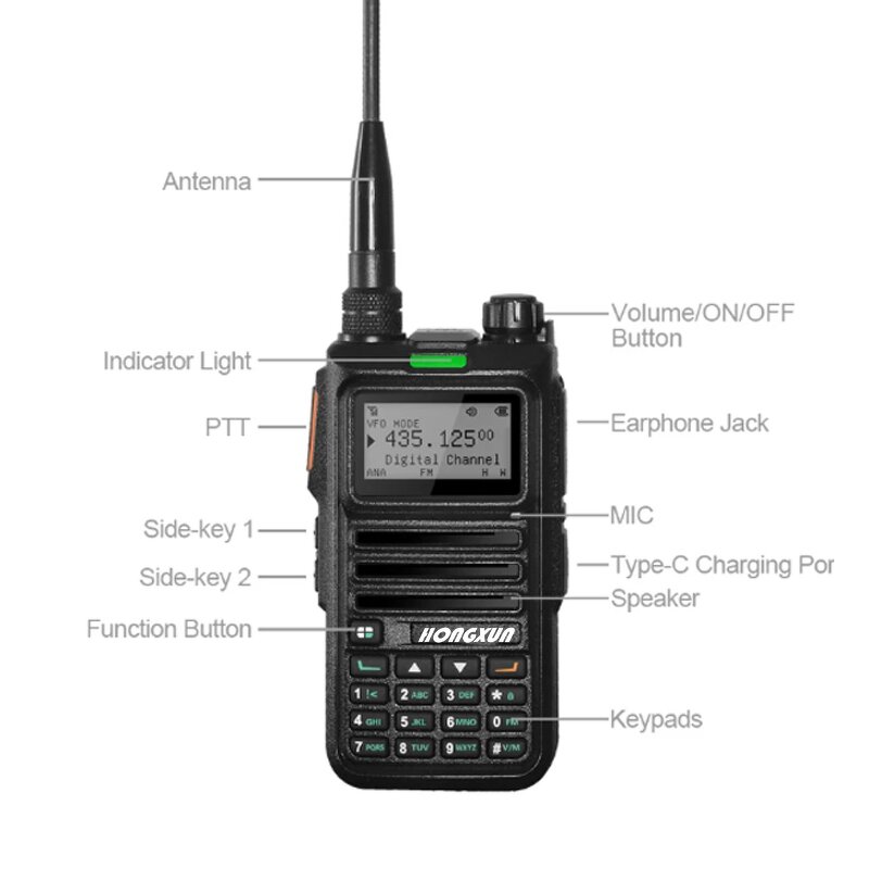 Analog Handheld Walkie Talkie Manufacturer - Wholesale 5W UHF VHF DMR