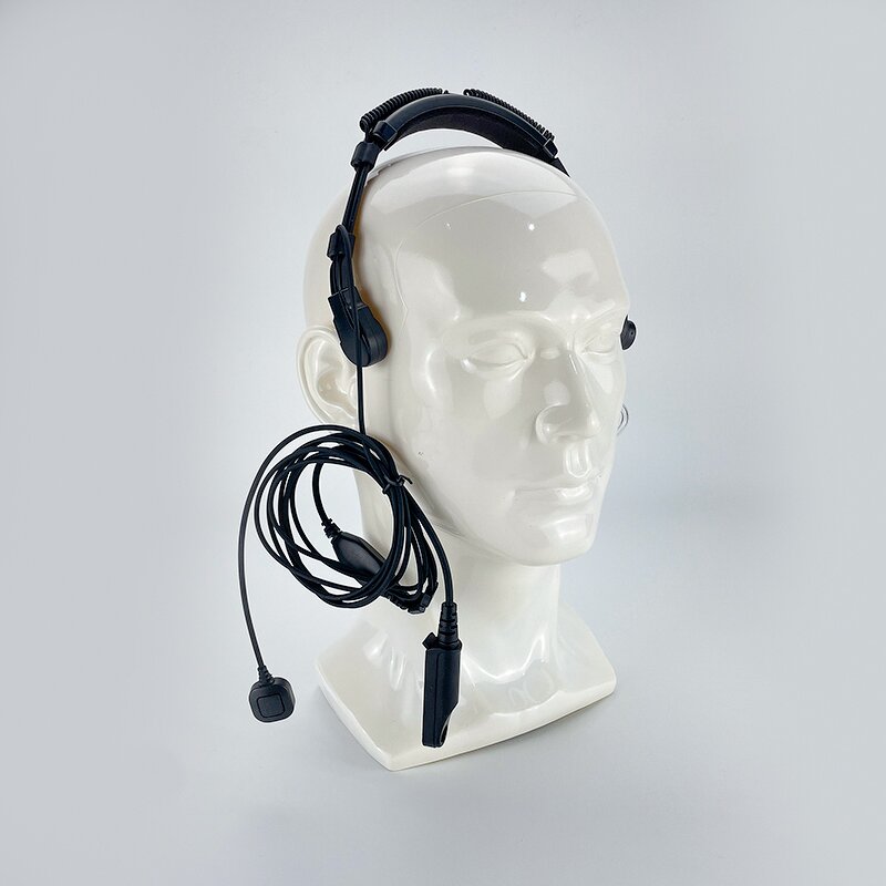 Telescopic Throat Mic Headset Manufacturer - Bulk K-Type Connector Waterproof