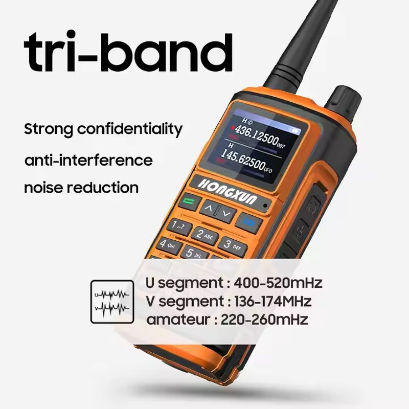 Type-C Handheld Walkie Talkie Factory - OEM Anti-Drop Three-Band Custom