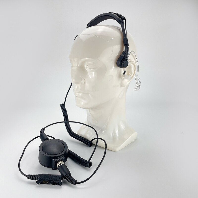 Wired Telescopic Telephone Headsets Factory - OEM Throat Controlled Headband