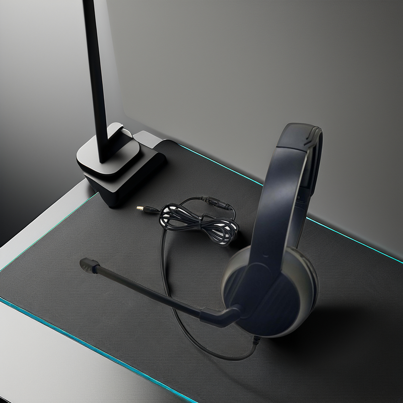 Studio Headphones with Mic Factory - OEM Aviation Gaming Set