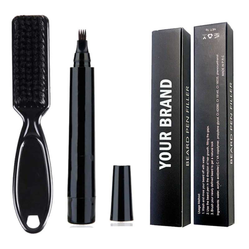 Beard Pen Factory - OEM 4-tip Waterproof Filler