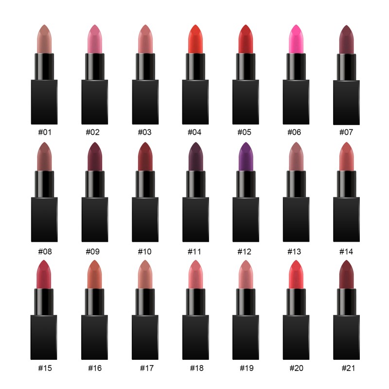 Lipstick Manufacturer - OEM 21 Colors Matte