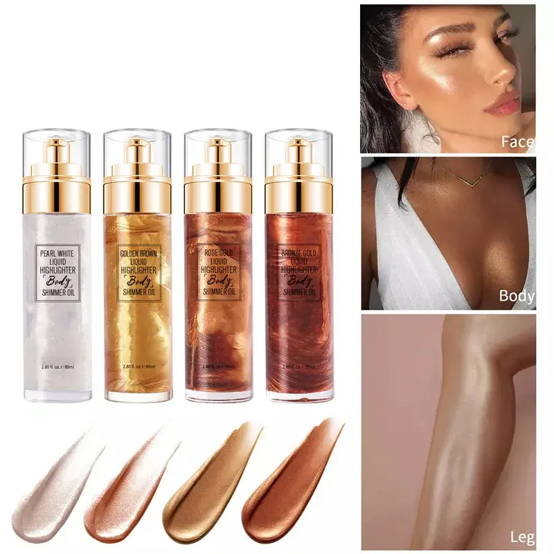 Body Highlighter Factory - OEM Liquid Shimmer Spray