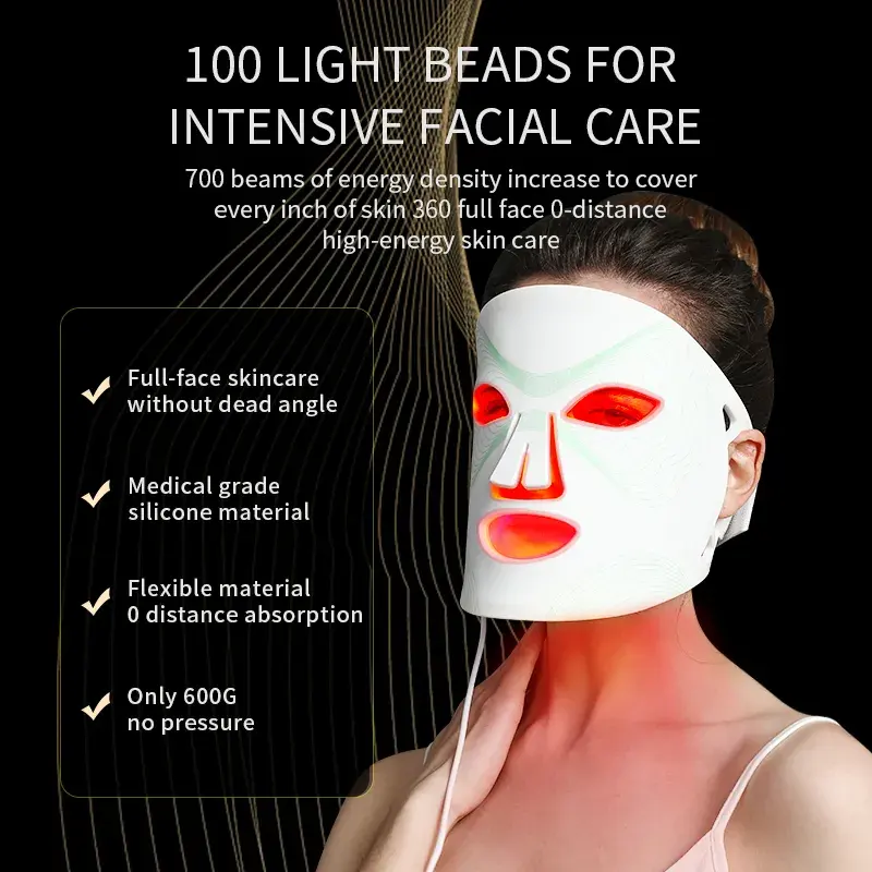 LED Face Mask Factory - OEM 7 Color Phototherapy