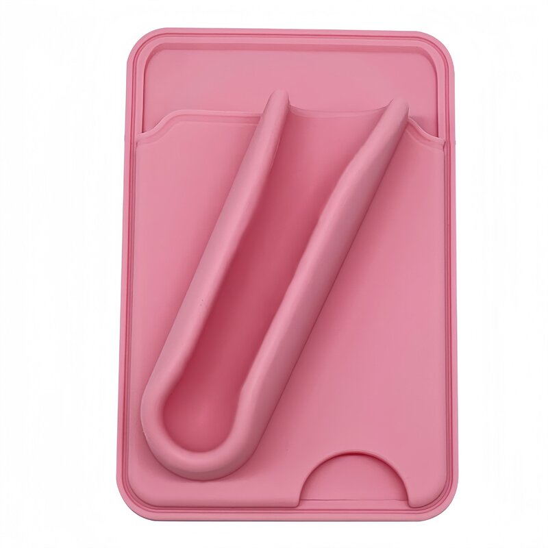 Silicone Lip Gloss Holder Factory - OEM Magnetic Mount with Card Holder
