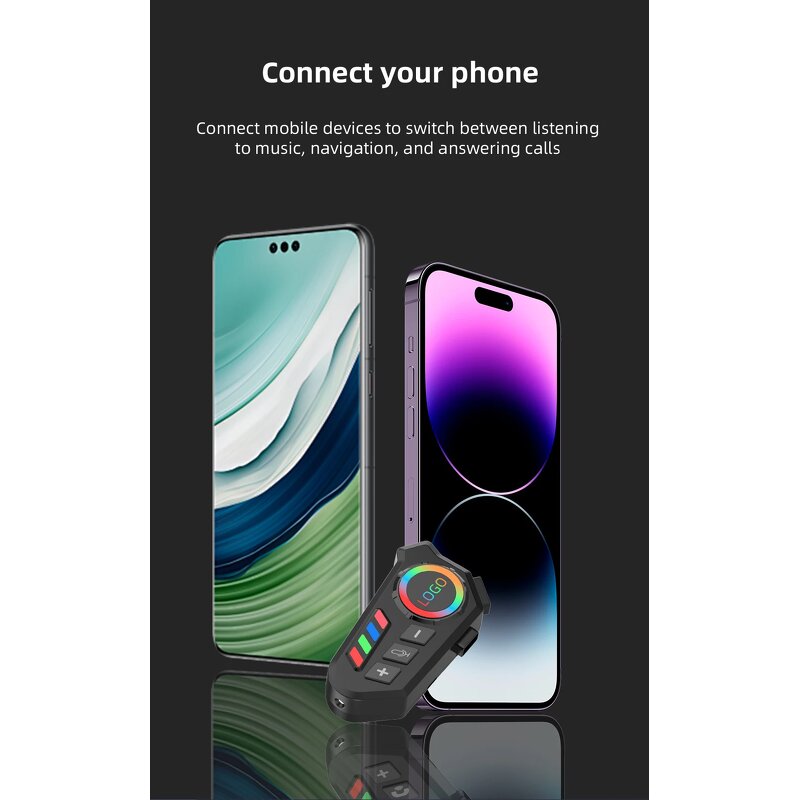 Motorcycle Helmet Headset Factory - OEM BT5.4 Hands-free Call Waterproof Earphone