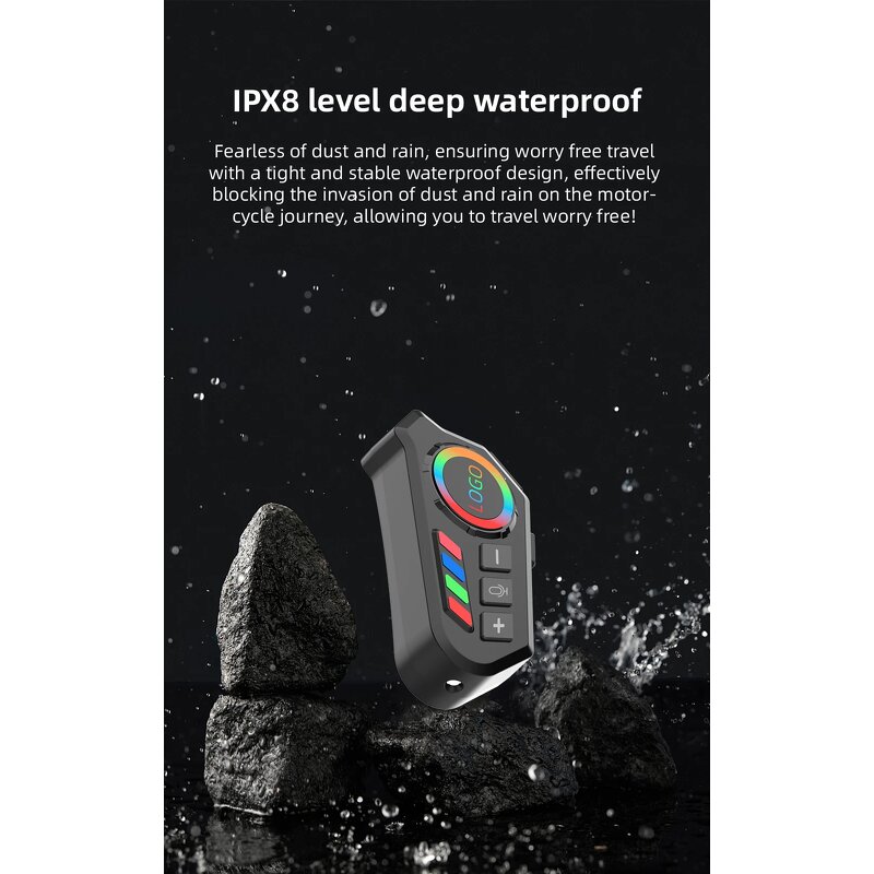 Motorcycle Helmet Headset Factory - OEM BT5.4 Hands-free Call Waterproof Earphone