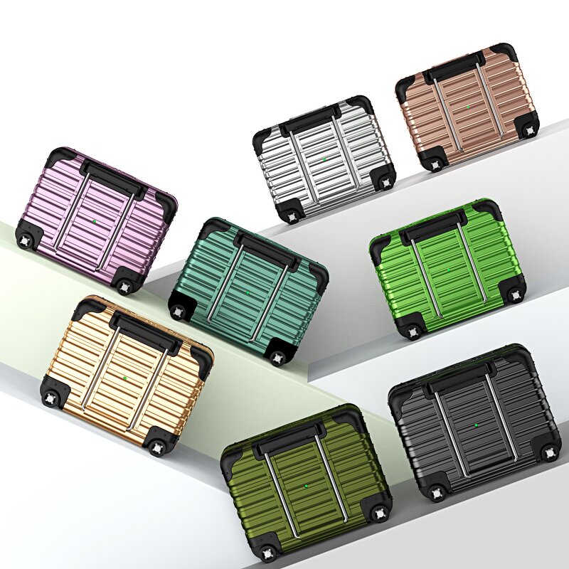 AirPods Pro 3 2 Luggage-style Case Manufacturer - Wholesale Wheels Turn Locking Stand