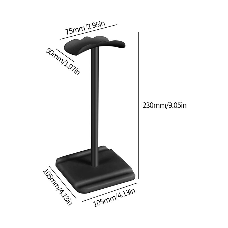 Desktop Headphone Stand Factory - OEM Universal Aluminum Hanger Mount for Headsets