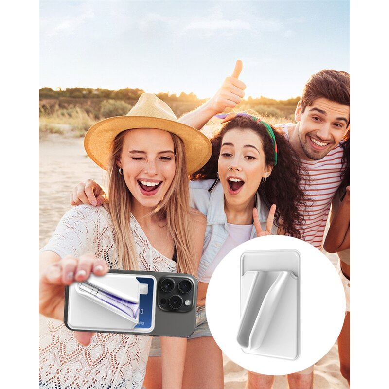 Silicone Lip Gloss Holder Factory - OEM Magnetic Mount with Card Holder