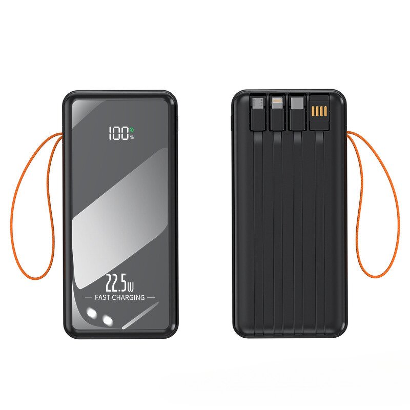 50000 Mah Power Bank Factory - OEM PD22.5W Fast Charging LED Display Mirror