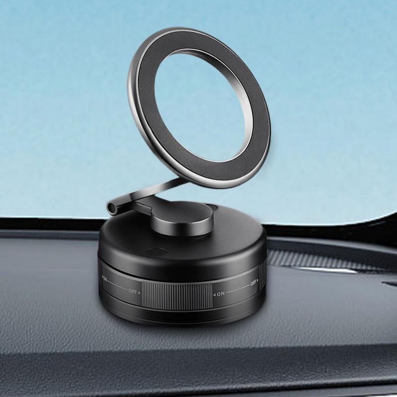 360 Rotation Magnetic Phone Holder Manufacturer - Bulk Foldable Vacuum Suction Car Mount