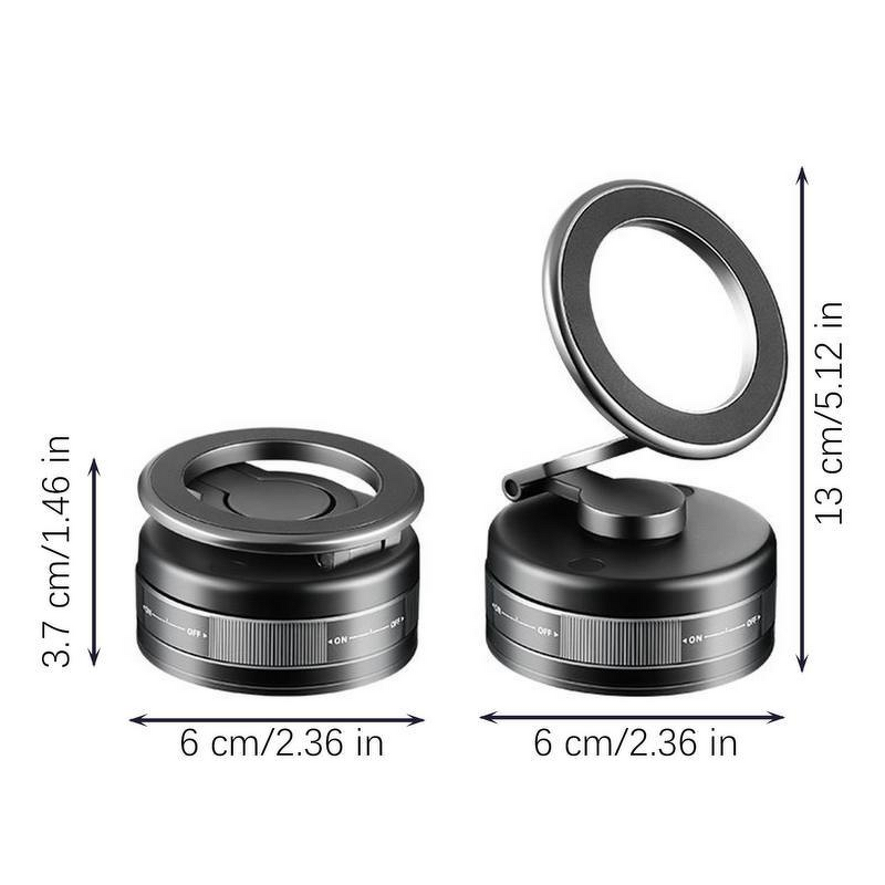 360 Rotation Magnetic Phone Holder Manufacturer - Bulk Foldable Vacuum Suction Car Mount