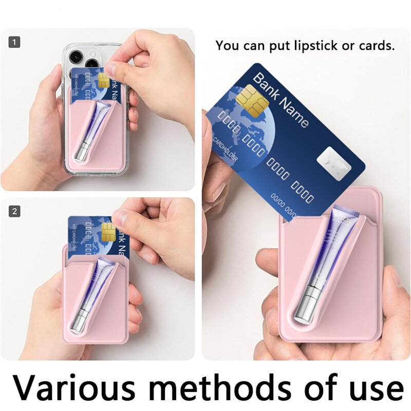 Silicone Lip Gloss Holder Factory - OEM Magnetic Mount with Card Holder