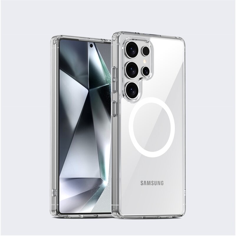 Samsung Galaxy S25 Ultra Phone Case Manufacturer - Wholesale Transparent Magnetic Camera