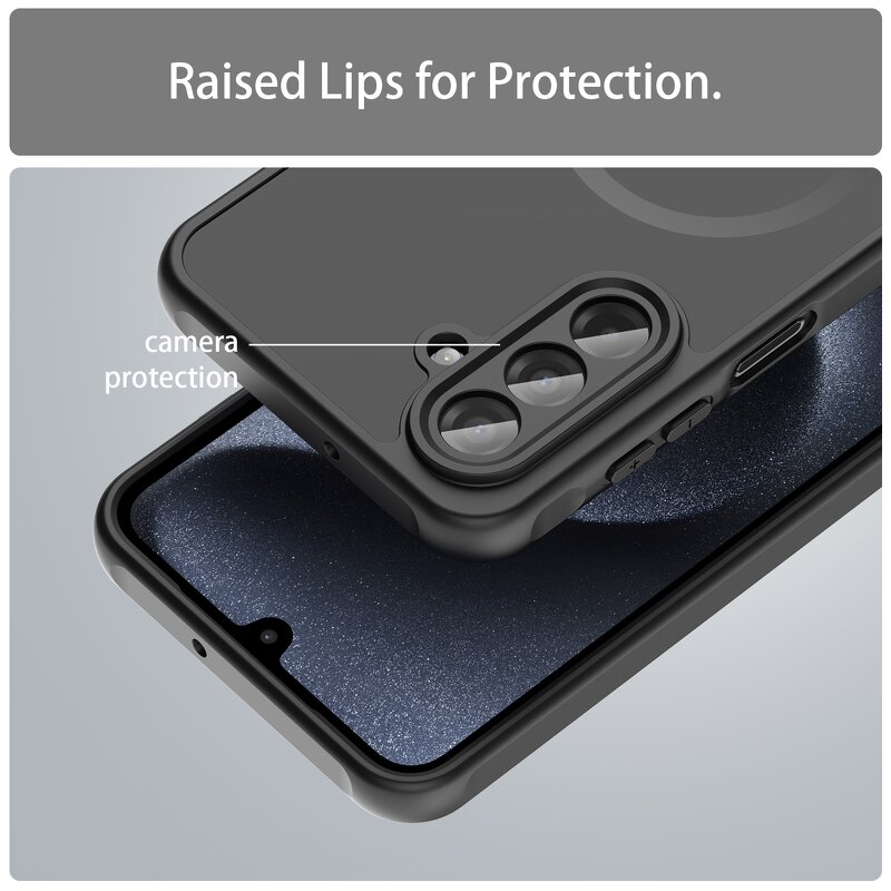 Galaxy A17 Phone Case Manufacturer - Bulk Magnetic TPU PC Shockproof Matte