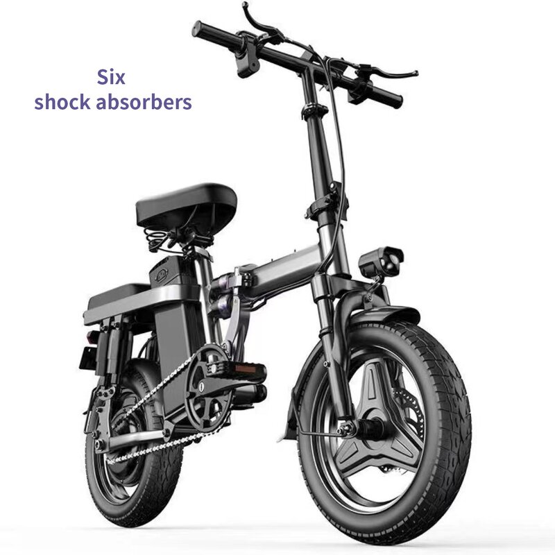 Mini Folding E-Bike Factory - OEM 400W 48V 14 Inch City