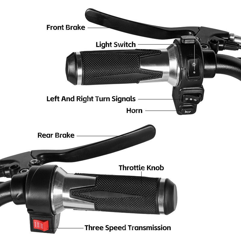 Electric City Bike Factory - OEM 48V 3-Speed Hybrid Lead-Acid