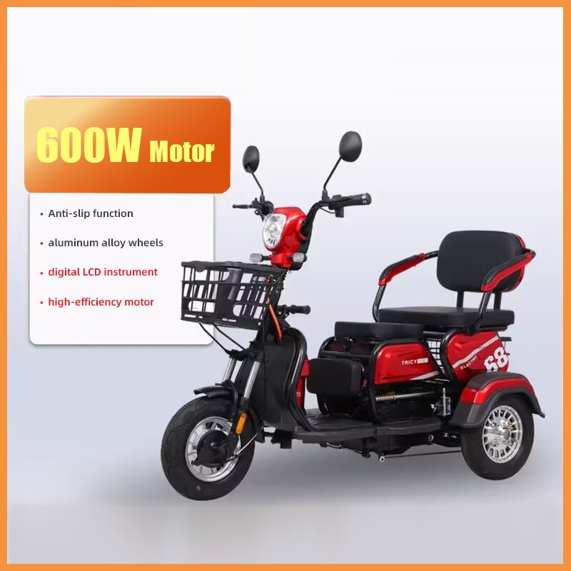 Electric Tricycle Factory - OEM Open-Body 48v 60v Two-Seater