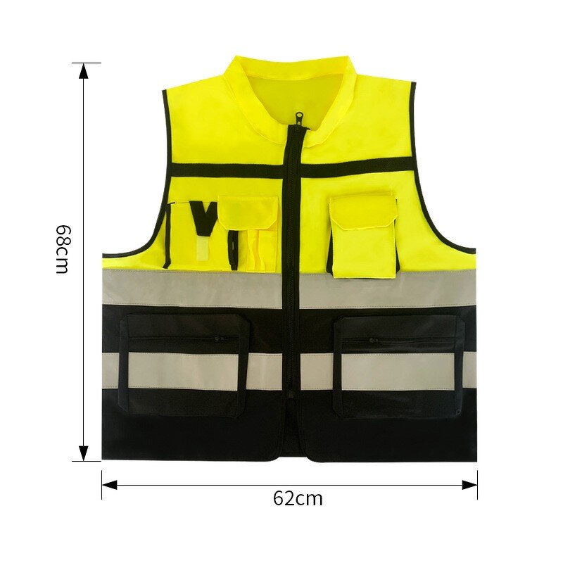 Reflective Vest Factory - Multi Pocket Safety Vest For Labor