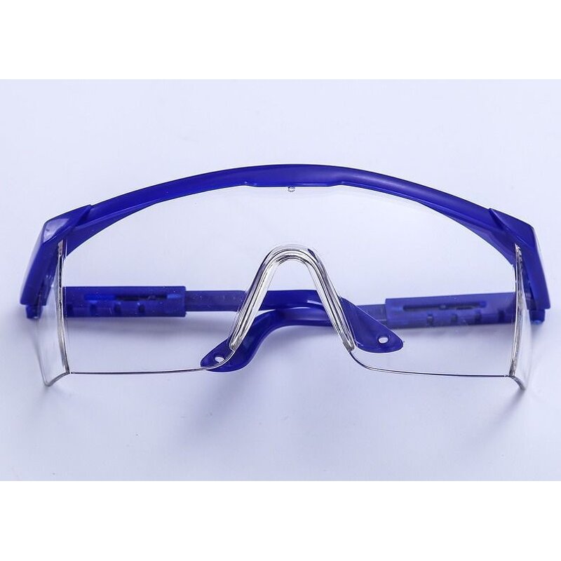 Protective Glasses Manufacturer - Blue Frame Telescopic Leg