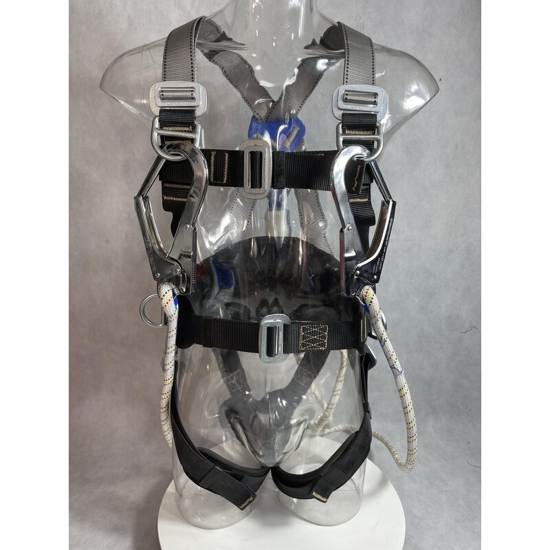 Full Body Harness Factory - Black Safety Belt For Construction