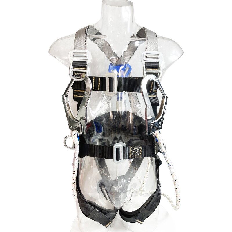 Full Body Harness Factory - Black Safety Belt For Construction