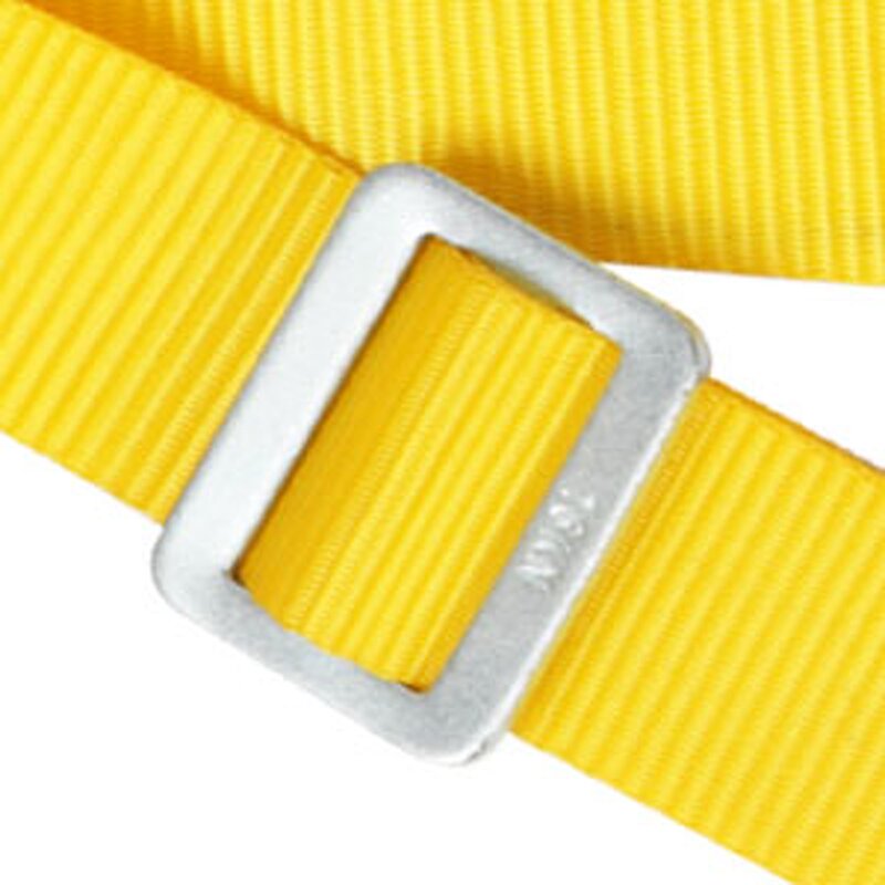 Safety Harness Manufacturer - Yellow Double Buckle Seat Belt