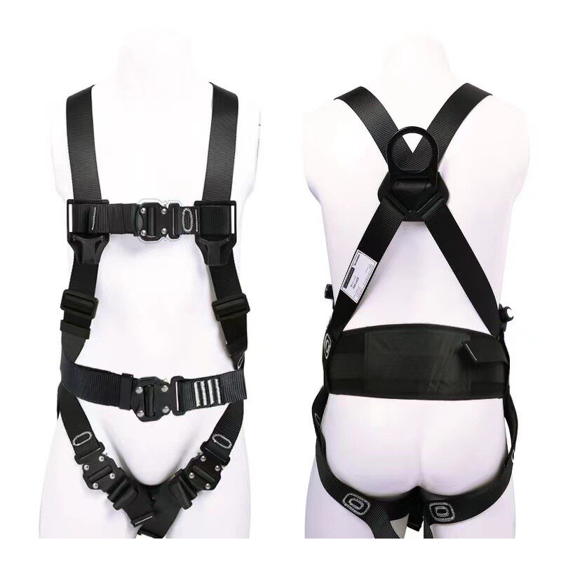 Full Body Harness Factory - Five Point Double Hook With Lanyard