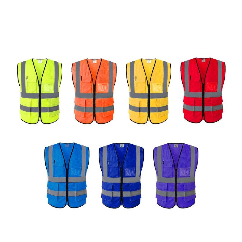 Reflective Vest Manufacturer - Fluorescent Mesh Work Vest Custom