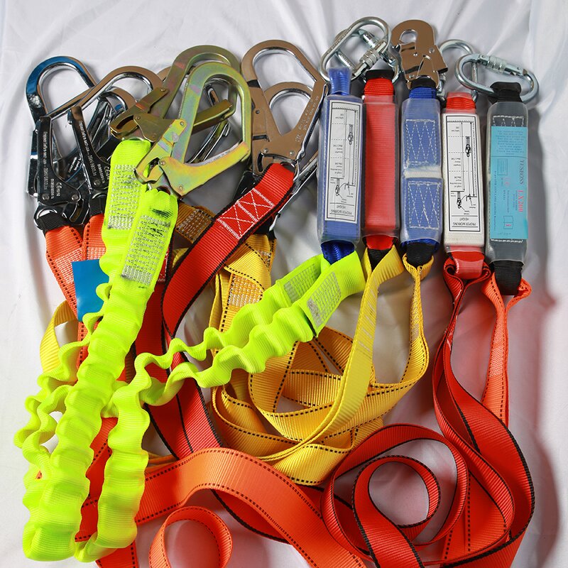 Safety Harness Manufacturer - Double Hooks Climbing Lanyard