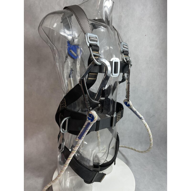 Full Body Harness Factory - Black Safety Belt For Construction