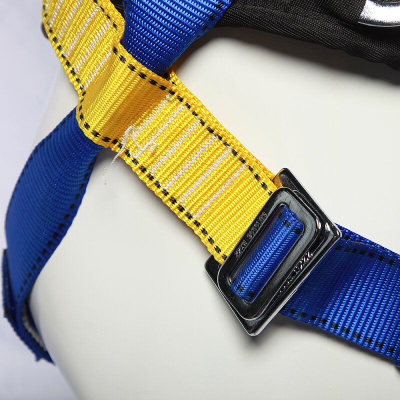 Safety Harness Manufacturer - Yellow Double Buckle Seat Belt