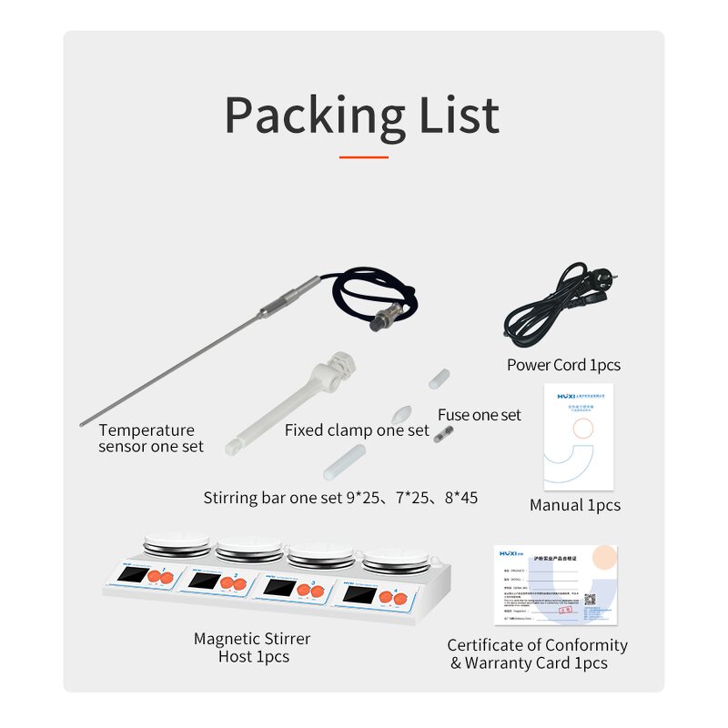 Magnetic Hotplate Stirrer Factory - OEM 4 Multi Position Digital