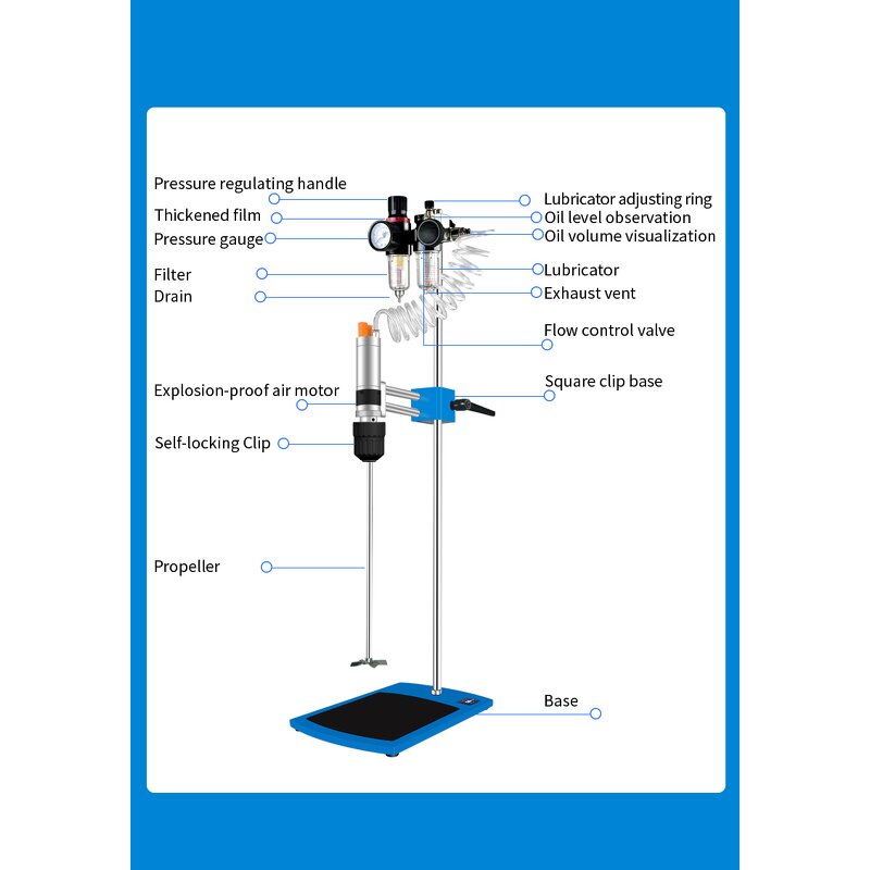 Paint Mixer Factory - OEM 30L Explosion-proof Air Pneumatic