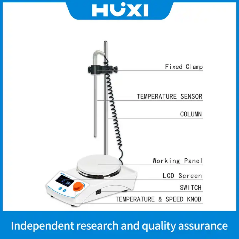 Magnetic Stirrer Factory - OEM 400C Big LCD Screen Laboratory