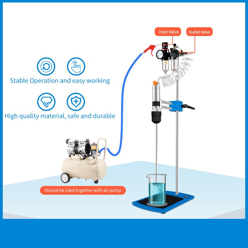 Paint Mixer Factory - OEM 30L Explosion-proof Air Pneumatic
