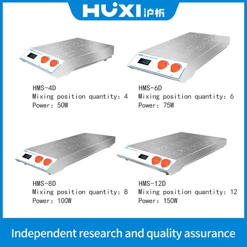 Magnetic Stirrer Factory - OEM 6-Position Stainless Steel Heating