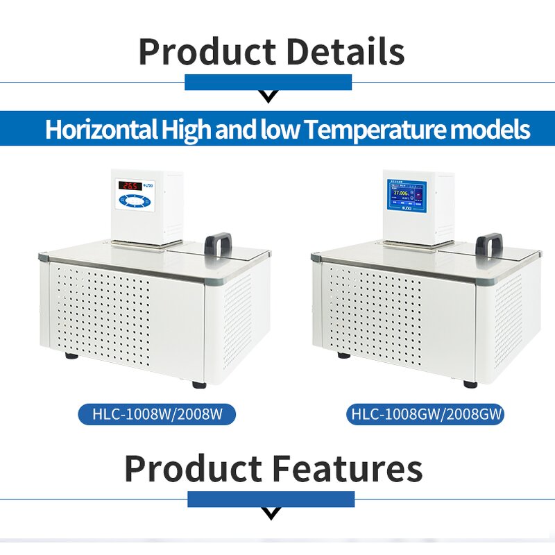 Water Bath Supplier - OEM 8L Horizontal Cooling -10-100C SS304