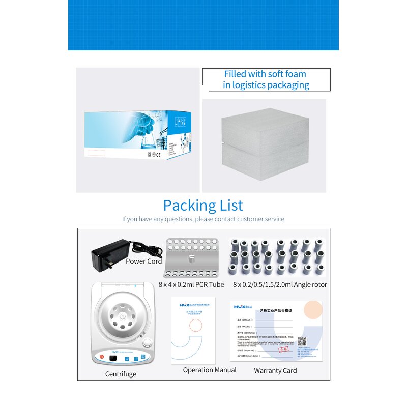 Micro Centrifuge Factory - OEM 6000rpm Tabletop Digital Lab